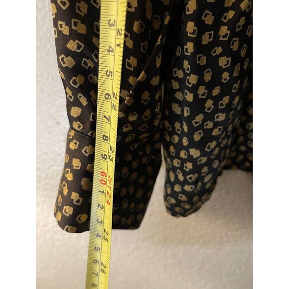 Rena Rowan Plus Size Long Sleeve 100% Silk Blouse Womens 16X Button Up Workwear - Picture 10 of 10